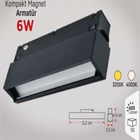 KOMPAKT ARMATÜR 11,2 CM6W 4000K 1